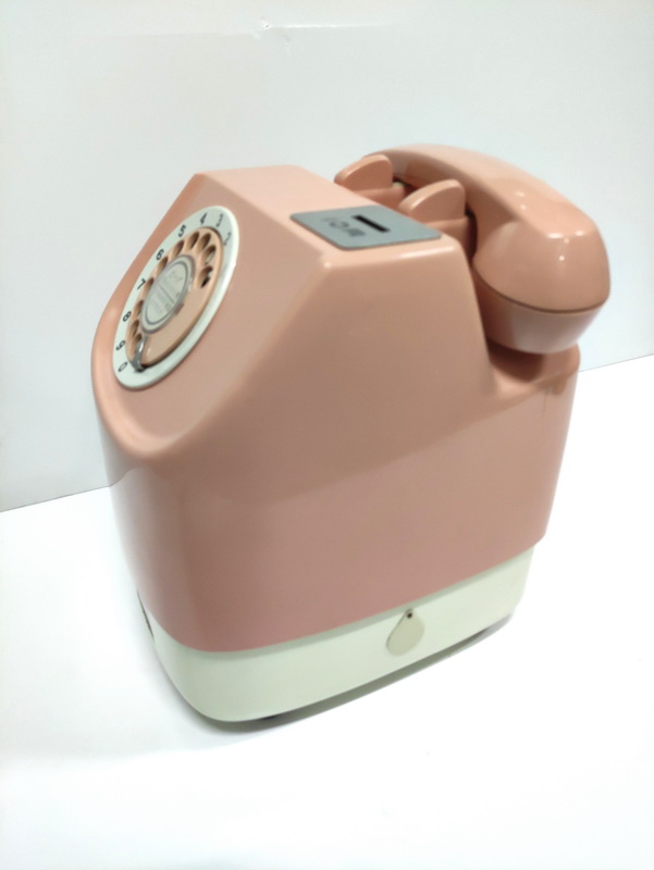 telefono cabina monedero japon asia rosa 29x20x24 1u